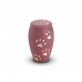 Brass - Pet Keepsake Urn (Pink with Gold and Silver Pawprints)
